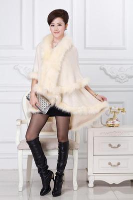 FOX FUR SHAWLCLOACK